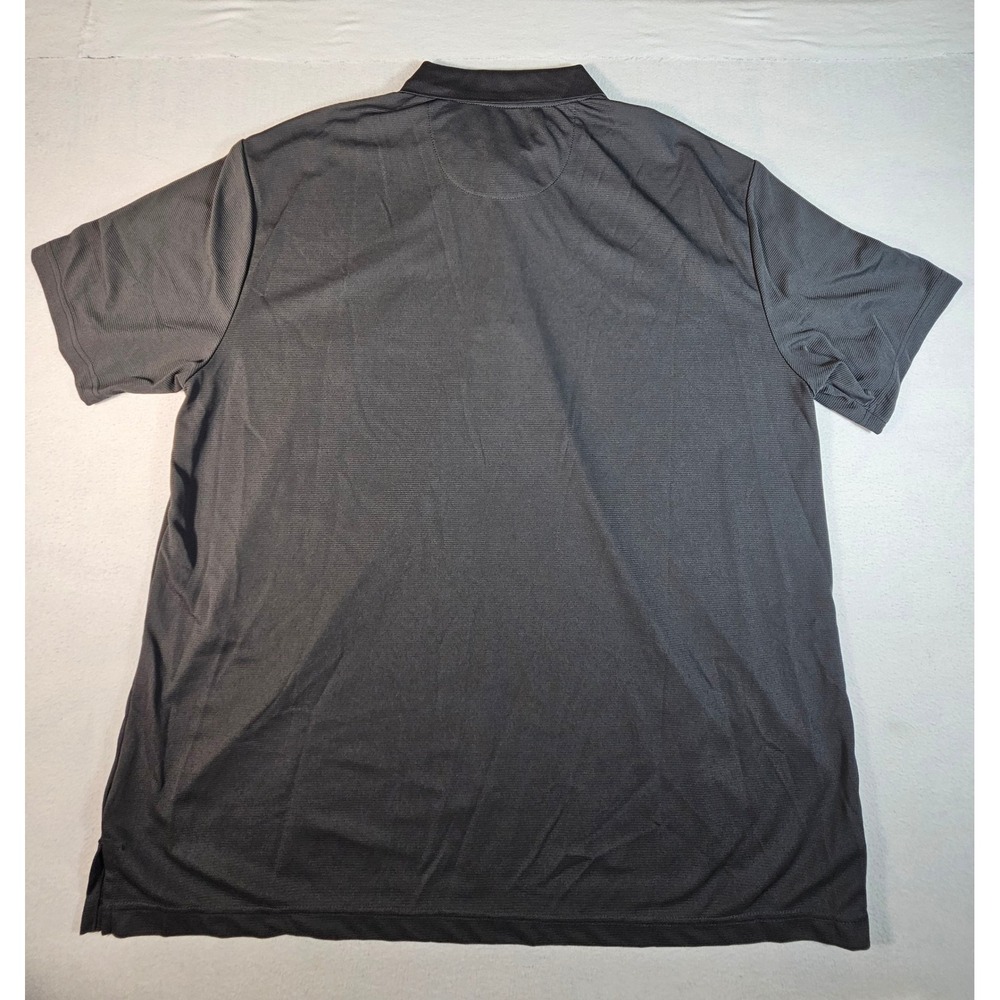 Ben Hogan Performance Mens 3XL‎ Polo Shirt Charcoal Grey Textured Short Sleeve - Picture 7 of 8
